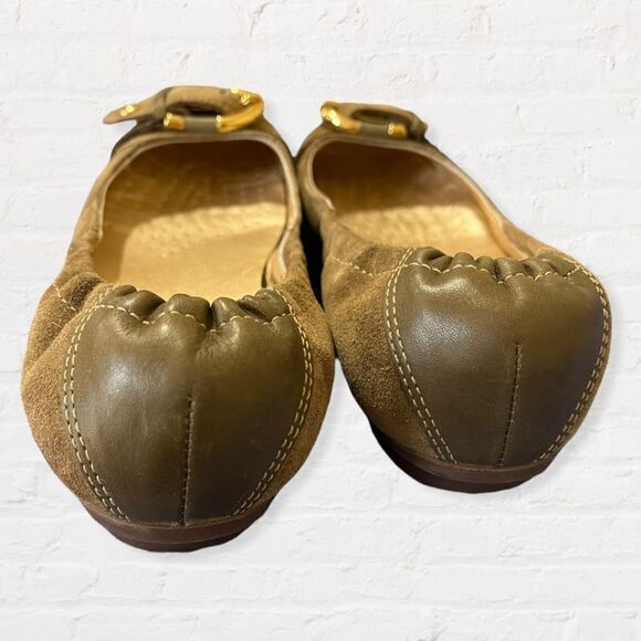 Marc Joseph Rockaway Ballet Flat Brown Leather Shoes size 7M - Picture 6 of 9